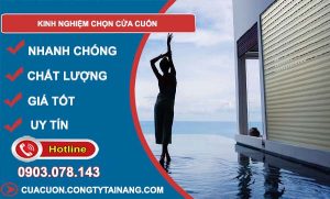 kinh nghiệm chọn cửa cuốn