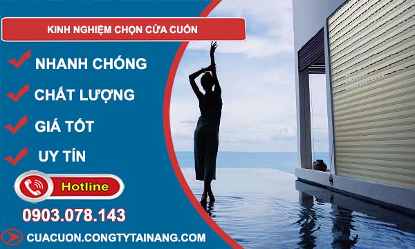 kinh nghiệm chọn cửa cuốn