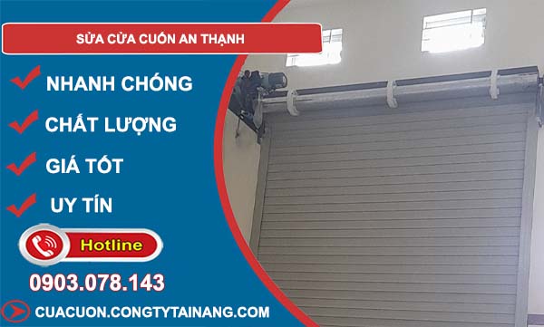dịch vụ sửa cửa cuốn an thạnh