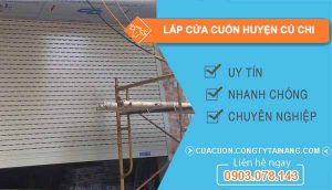 Lắp cửa cuốn tại củ chi