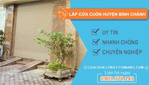 dịch vụ lắp cửa cuốn huyện bình chánh
