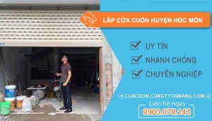 dịch vụ lắp cửa cuốn huyện hóc môn