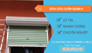 dịch vụ sửa cửa cuốn quận 9