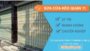 dịch vụ sửa cửa kéo quận 11