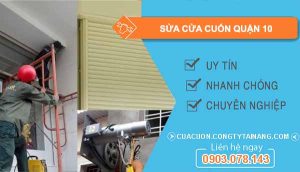 thợ sửa cửa cuốn quận 10