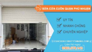 thợ sửa cửa cuốn quận phú nhuận