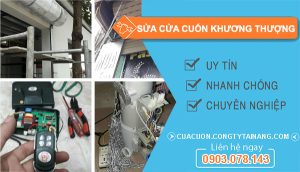dịch vụ sửa cửa cuốn khương thượng
