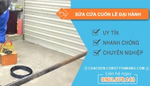 dịch vụ sửa cửa cuốn lê đại hành