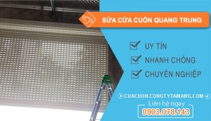 dịch vụ sửa cửa cuốn quang trung