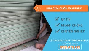 dịch vụ sửa cửa cuốn vạn phúc