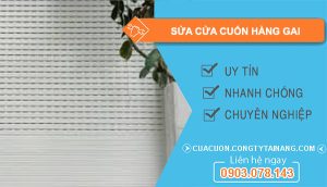 sửa cửa cuốn hàng gai