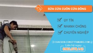 thợ sửa cửa cuốn cửa đông