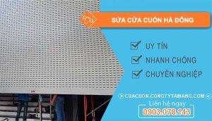 thợ sửa cửa cuốn hà đông
