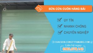 thợ sửa cửa cuốn hàng bài