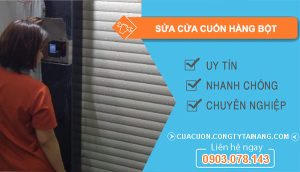 thợ sửa cửa cuốn hàng bột