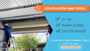 thợ sửa cửa cuốn hàng trống