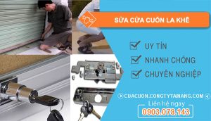 thợ sửa cửa cuốn la khê