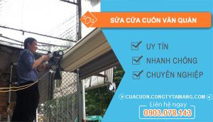 thợ sửa cửa cuốn văn quán
