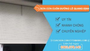 dịch vụ sửa cửa cuốn đường lê quang định