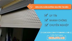 dịch vụ sửa cửa cuốn đường nguyễn thị kiểu
