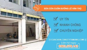 thợ sửa cửa cuốn đường lê văn thọ