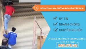 thợ sửa cửa cuốn đường nguyễn văn quá