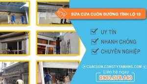 thợ sửa cửa cuốn đường tỉnh lộ 10