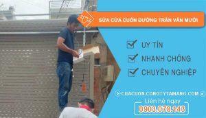 thợ sửa cửa cuốn đường trần văn mười