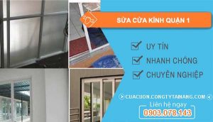 thợ sửa cửa kính quận 1