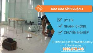thợ sửa cửa kính quận 4