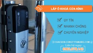 dịch vụ lắp ổ khoá cửa kính