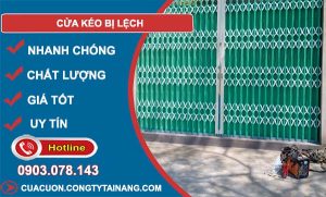 sửa cửa kéo bị lệch