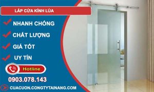 thợ lắp cửa kính lùa