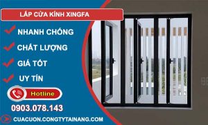 thợ lắp cửa kính xingfa
