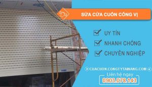 thợ sửa cửa cuốn cống vị
