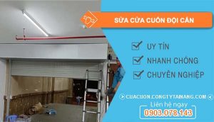 thợ sửa cửa cuốn đội cấn