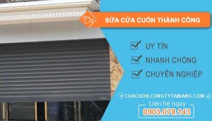 thợ sửa cửa cuốn thành công