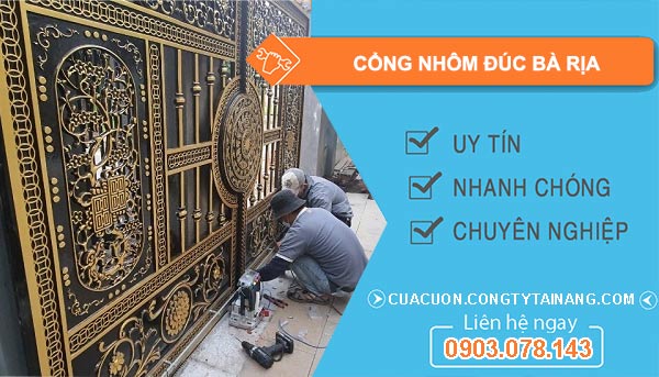 Cổng Nhôm Đúc Bà Rịa