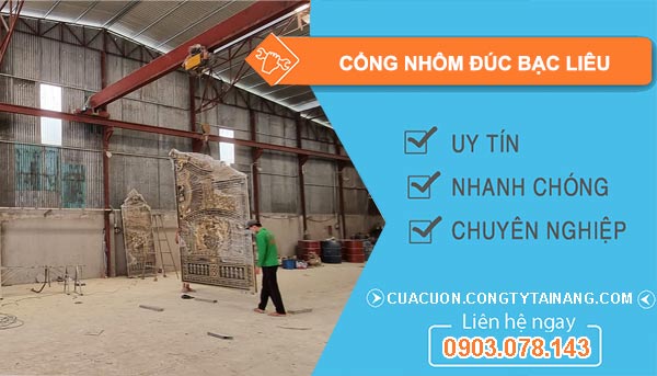 Cổng Nhôm Đúc Bạc Liêu