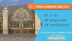 Cổng Nhôm Đúc Bến Lức