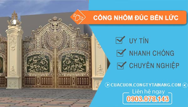 Cổng Nhôm Đúc Bến Lức