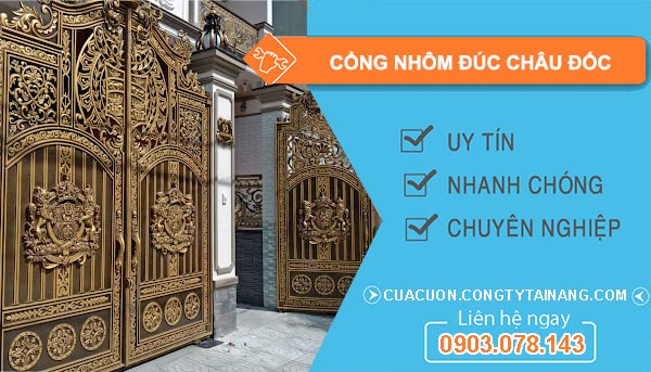 Cổng Nhôm Đúc Châu Đốc