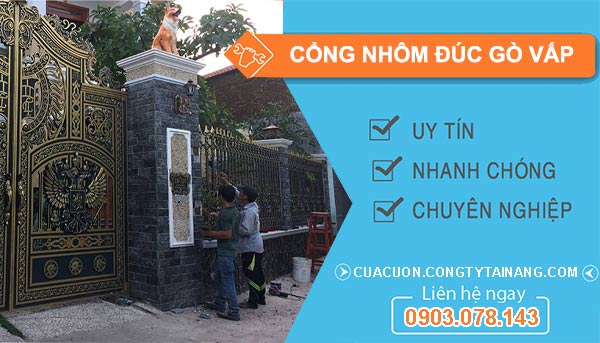cổng nhôm đúc Gò Vấp