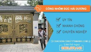 Cổng Nhôm Đúc Hải Dương