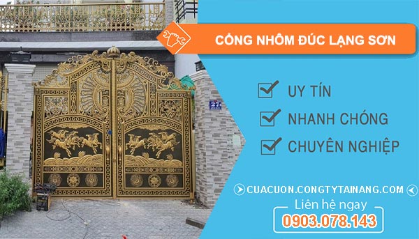 Cổng Nhôm Đúc Lạng Sơn