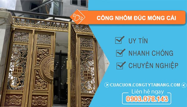 Cổng Nhôm Đúc Móng Cái