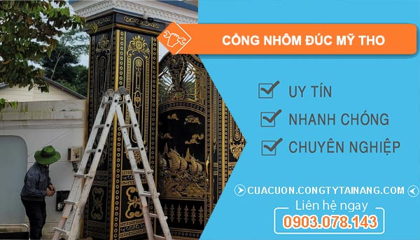 Cổng Nhôm Đúc Mỹ Tho