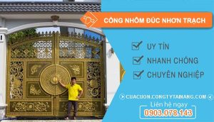 Cổng Nhôm Đúc Nhơn Trạch