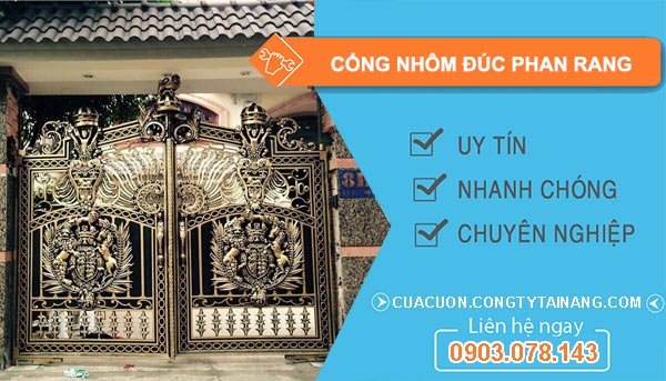 Cổng Nhôm Đúc Phan Rang