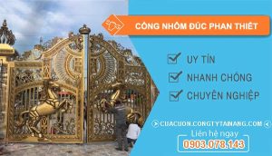 Cổng Nhôm Đúc Phan Thiết